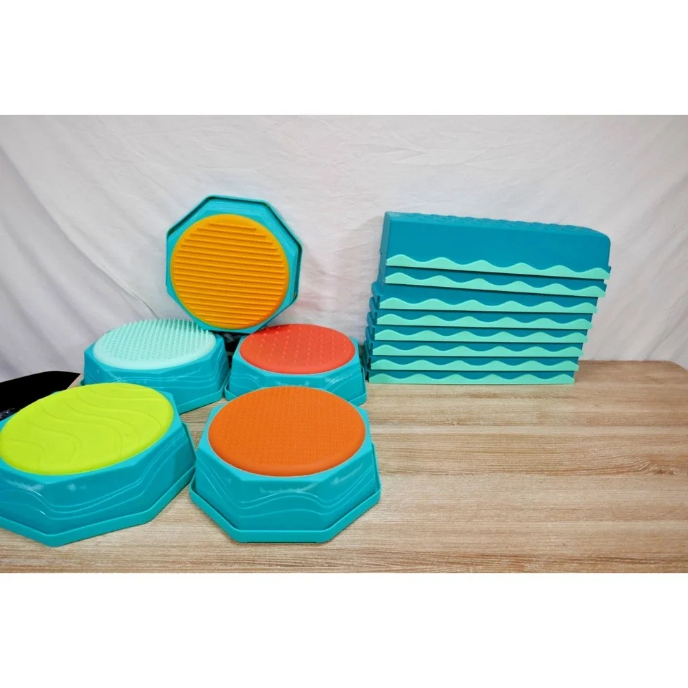 B. toys Sensory Balance Beams for Active Play Balance and Build Set